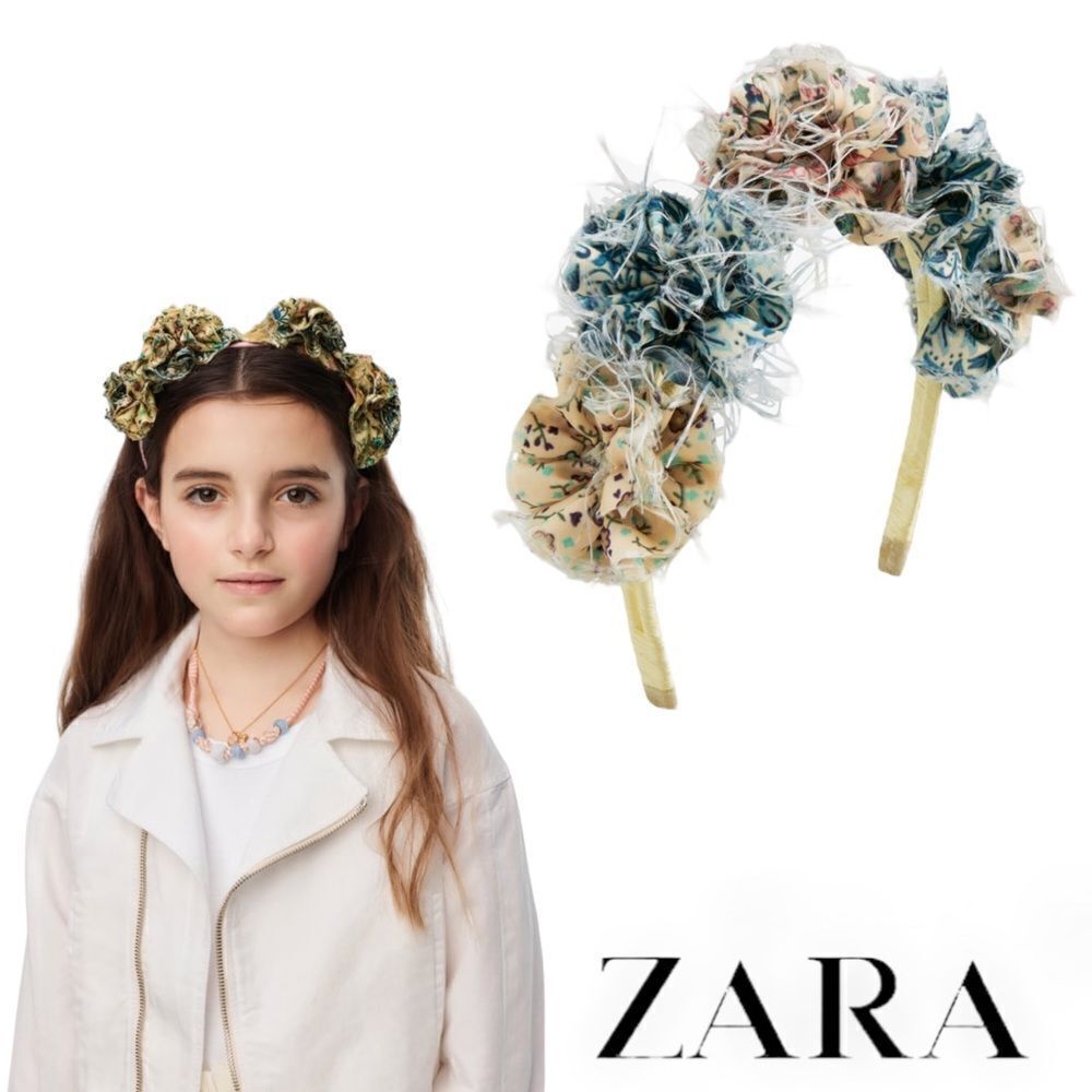 ZARA Kids | Ecru | FLORAL HEADBAND